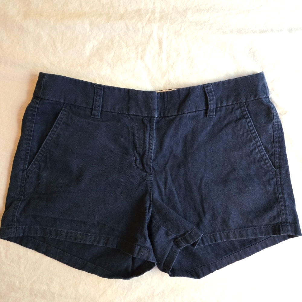 J. Crew Navy Classic Chino Short 3.5" Inseam sz 2